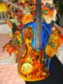 A picture of a Violin painted by Illusions Custom Paint and <mark class="comcode_highlight">Air</mark><mark class="comcode_highlight">brush</mark>