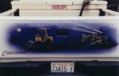 A picture of a customer tailgate painted by <mark class="comcode_highlight">Illusions</mark> Custom Paint and Airbrush